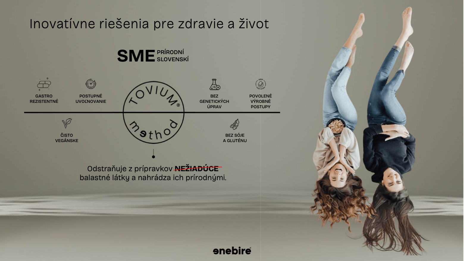 Prezentace pro Enebire – slide Inovativní řešení pro zdraví a život