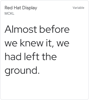 Sans Serif