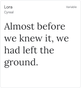 Serif