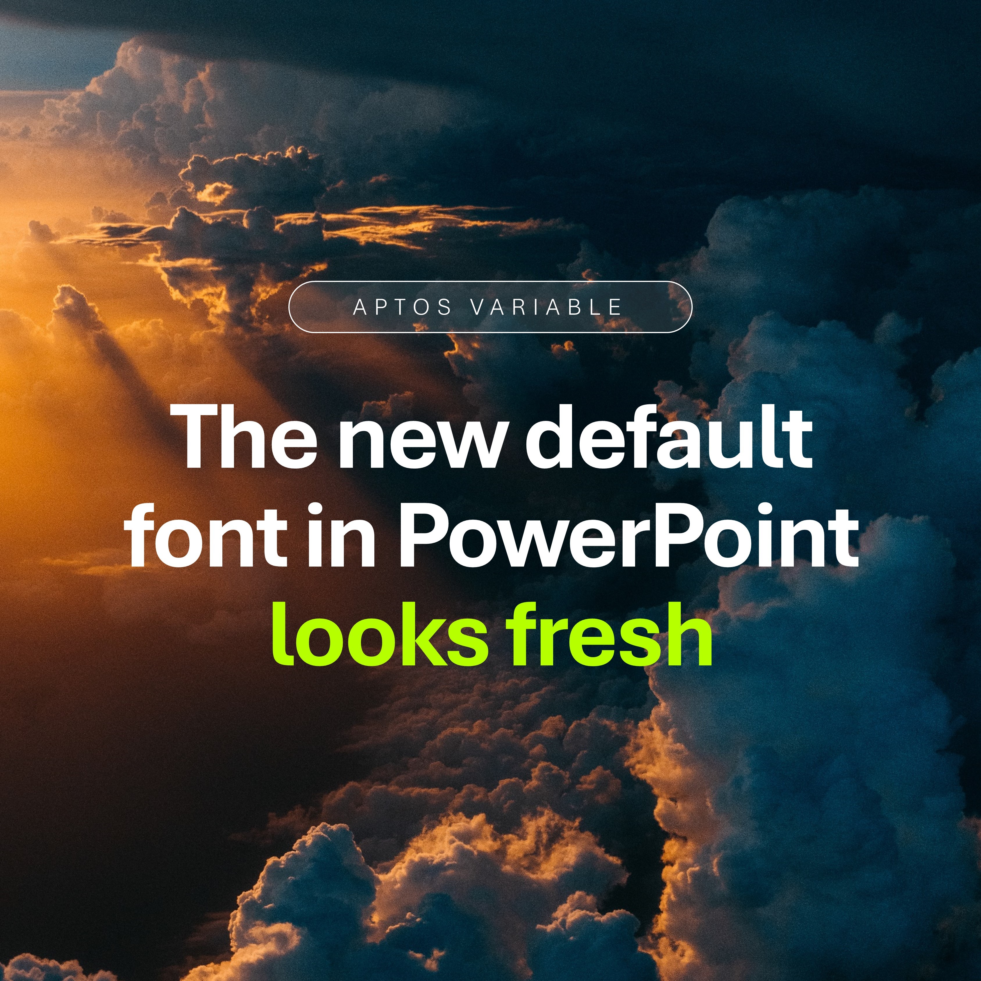 Microsoft nahrádza Calibri novým fontom Aptos v PowerPointe