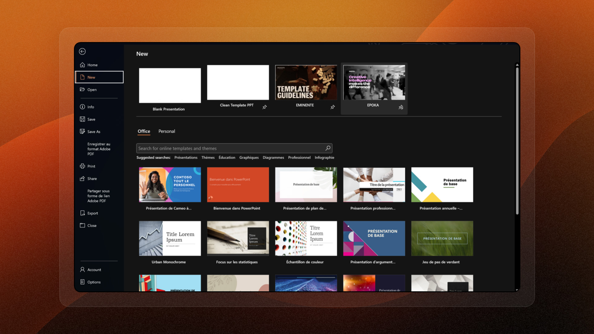PowerPoint template