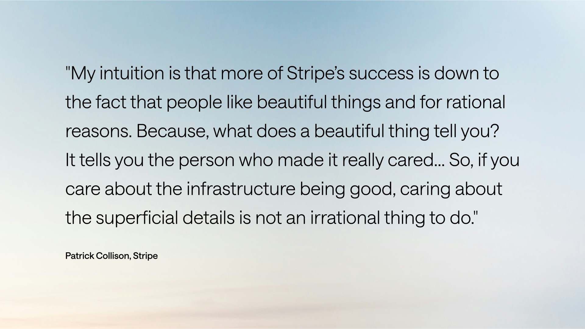 Patrick Collison quote